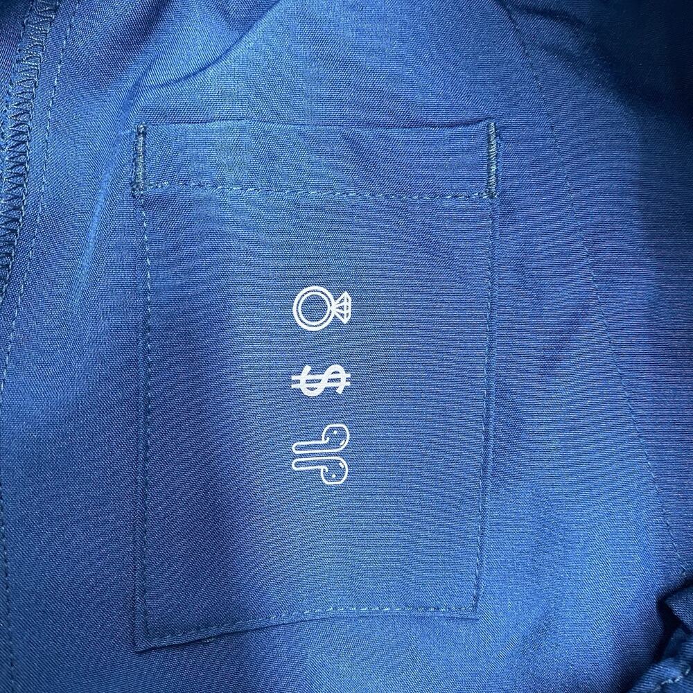 Figs Tech Collection Scrub Pants Deep Reef Blue Zamora Medium NWOT limited M - Picture 4 of 11